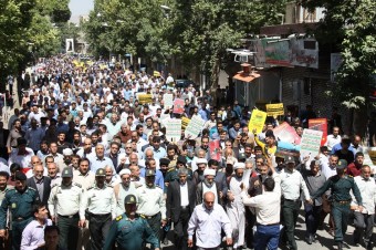 برگزاری مراسم راهپیمایی روز جهانی قدس در شهرستان کوهدشت