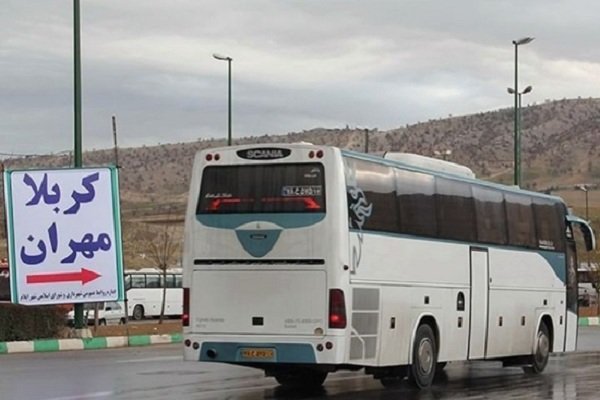 استقرار ۱۳۹ اتوبوس برای زائران اربعین در محور اندیمشک- مهران