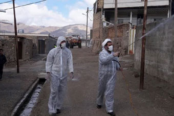 روحانیون مستقر شهرستان سلسله در خط مقدم خدمت به مردم در مقابله با ویروس کرونا