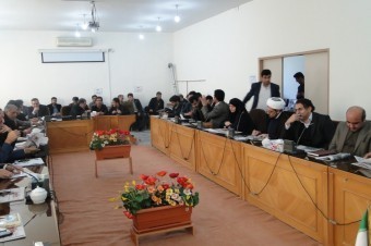 جلسه شورای فرهنگ عمومی درشهرستان پلدختر