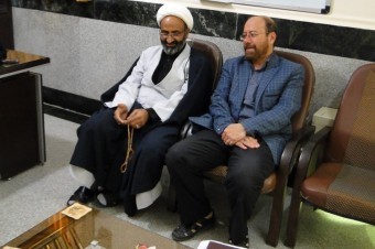 دیدار رئیس شورای هیئات مذهبی الیگودرز با رئیس تبلیغات اسلامی این شهرستان