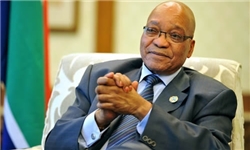 رئیس‌جمهوری آفریقای جنوبی در صدر هیأتی 180 نفره